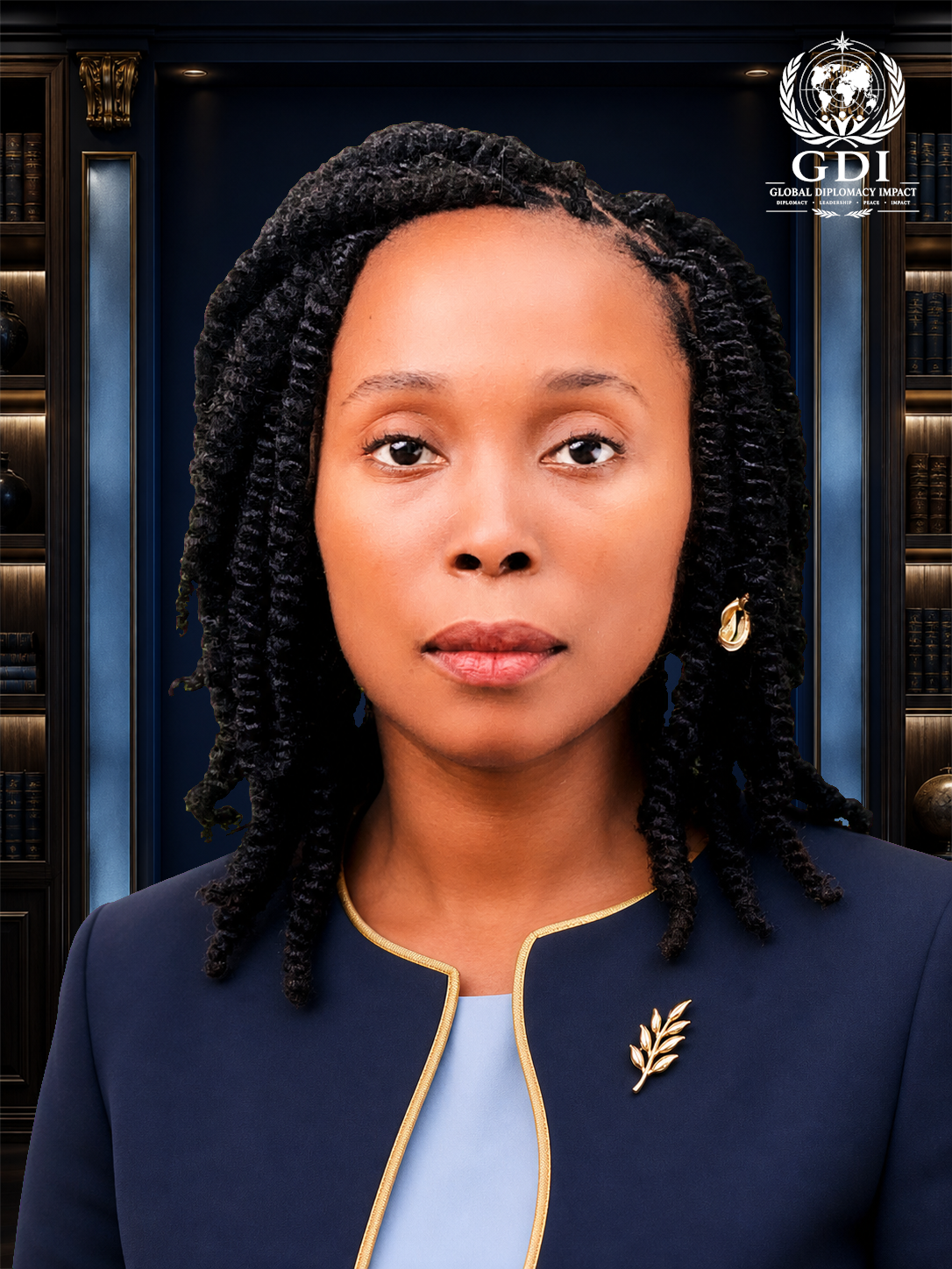 Future Diplomat Maryann representing Nigeria
